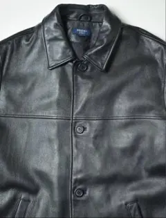 BROOKS SPORT CAR COAT JACKET ブルックススポーツ美品 楽天市場】美品 ブルックスブラザーズ レザー カーコート 黒 L レザー