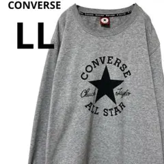 コンバース　ロゴプリントスウェットトレーナートップス　LL(XL)レディース　星