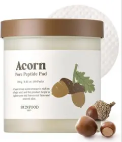【新品】SKINFOOD Acorn Pore Peptide Pad