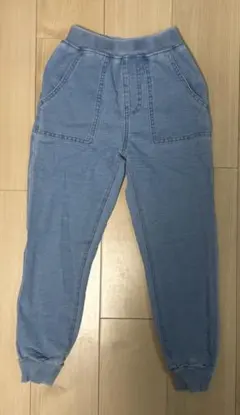 GU・130cm・ストレッチデニムパンツ
