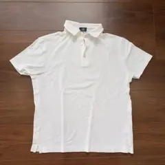 【美品】鎌倉シャツ　ポロシャツ　白のサムネイル