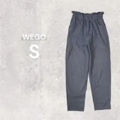 ウィゴー ハイウエストデニムパンツ ジーンズ S ウエストギャザー 綿100