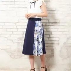 INGNI 花柄　プリーツスカート