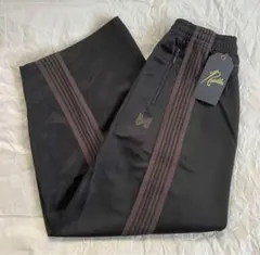Needles ヒザデルパンツ S ブラック needles 24 aw ヒザデルトラックパンツ ブラック xs Needles ブラック
