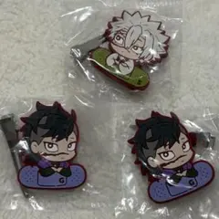 鬼滅の刃　キャラばんちょうこうヘアクリップ　弍　不死川実弥1個　不死川玄弥2個