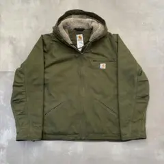 carharttアクティブジャケットMOSモスグリーン80s 90sヴィンテージ 古着 Carhartt 裏地 メッシュ MOS モスグリーン ダック アクティブ
