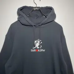 KANGOL カンゴール　パーカー　サイズXL フーディー　デカロゴ　刺繍　古着