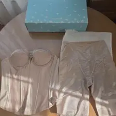 ブライダルインナー┃ベージュ┃コルセット セット