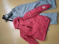 DESCENTE デサント　フード付きスキーウェア上下　M/Lサイズ　メンズ