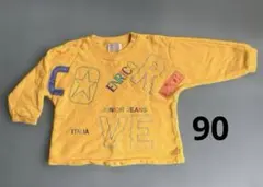 ENRICO COVERI トレーナー　黄色 刺繍　ステッチ　カラフル　可愛い