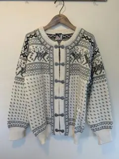 【Dale of Norway】ノルディックWOOLカーディガン　80年代