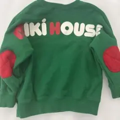 ミキハウス　バックロゴ　トレーナー　100