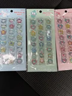 おはじきシール　正規品　サンリオ　ハンギョドン　マイメロ　シナモロール