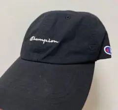 Champion 黒 キャップ