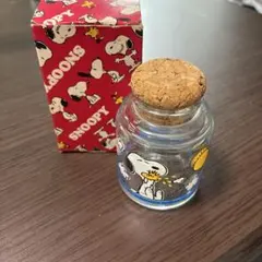 スヌーピー レトロ　ガラスキャニスター