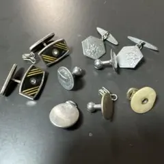 【昭和レトロ】ヴィンテージ カフス・スタッドボタン まとめ売り 紳士小物