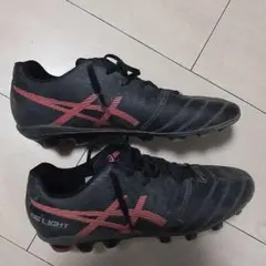 ASICS DS LIGHT jr サッカーシューズ ブラック/レッド