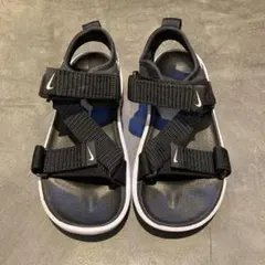 Nike ブラック サンダル クロスストラップ23cm