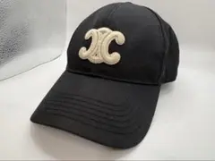 CELINE トリオンフ ベースボールキャップ ブラックのサムネイル
