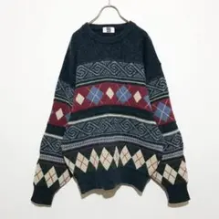 jean bart ニット ヴィンテージ  アーガイル メンズ レディース