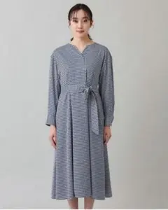 アンタイトル【洗える】ジオメ柄 マーメイドワンピース