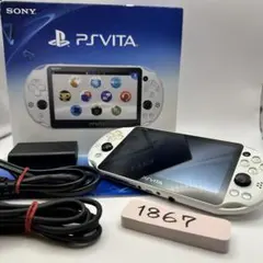 ホワイト PS Vita 本体 充電器付き
