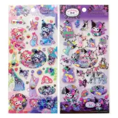 定価以下!! 新作★クリアキャンディシール 산리오 ×ホラグチカヨ キティ 2種