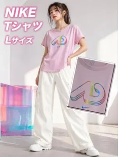 NIKE ピンク 桜色 Tシャツ Lサイズ