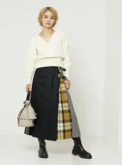 [即時発送]フリークスストア ×Healthknit vネックパフスリーブのサムネイル
