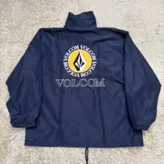 ヴィンテージ ボルコム VOLCOM ジャケット Y2K ネイビー　L 刺繍のサムネイル