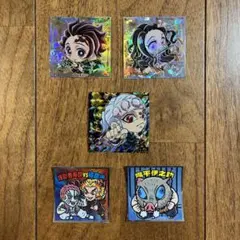 鬼滅の刃マン　ウエハース　炭治郎、ねずこレアシール付き