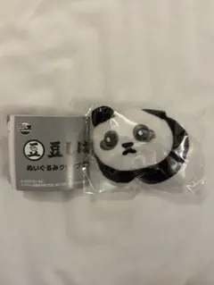 豆しば ぬいぐるみクリップ パンダ豆しば