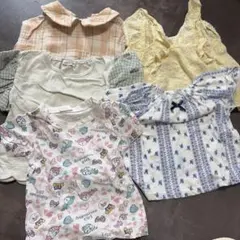 まとめ売り　半袖　トップス　女の子　90 アプレレクール　西松屋　バースデー