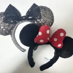 ミニーマウスのカチューシャセット