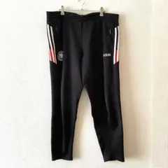 ☆【アディダス】ジャージ 刺繍ロゴ ウエストゴム ファスナーポケット有 XL相当