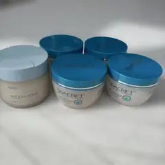 シークレット/SEACRET/ミネラル アンド オイルスクラブ4点セット未使用 SEACRET ミネラル＆オイル ボディスクラブ｜ソルトスクラブ 角質ケア