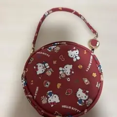 【週末限定価格！】HELLO KITTY ラウンドポーチ 新品