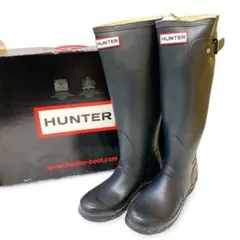 4342 美品 HUNTER ハンター レインブーツ 長靴 W23499