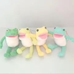 新品タグ付 おとぼけケロピョン ふんわりVMCマスコット【全4種コンプリート】