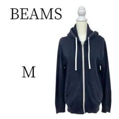 BEAMS ビームス 紺 パーカー Mのサムネイル