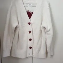 【年始限定値下げ】gelato pique ジャガードカーディガン ハート柄