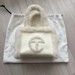 UGG × TELFAR ミニトートバッグ ホワイト 2WAY シープスキン - メルカリ