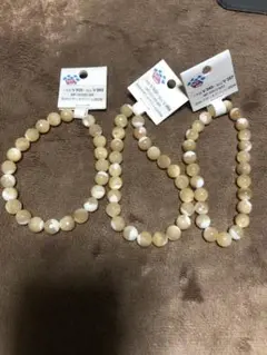 8ミリ　マザーオブパール　3束まとめ売り　パーツクラブ