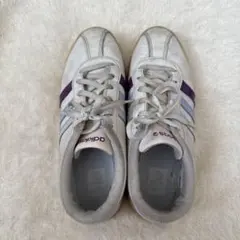 adidas NEO LABELスニーカー ホワイト パープルライン