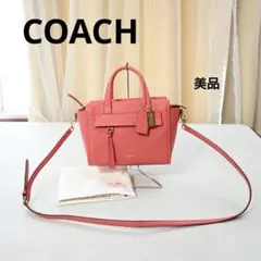 800★ COACH 2way ショルダー バッグ ミニトート 美品