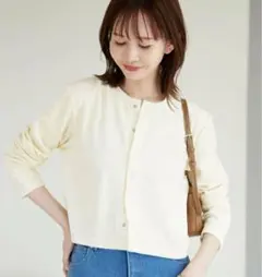 新品未使用♡ロペピクニックパイルクロップドカーディガン M