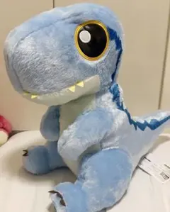 タグ付最安値☆ジュラシックワールド プライズ グランデぬいぐるみ ブルーBLUE