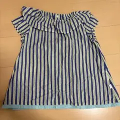 組曲　フリル付き　半袖シャツ 140cm