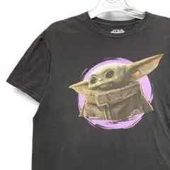 FCUH キャラ Tシャツ 黒 スターウォーズ ヨーダ STAR 映画 洋画