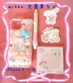 mikko ペン、ステッカー、付箋50枚、オマケiPhoneケース　まとめ売り④